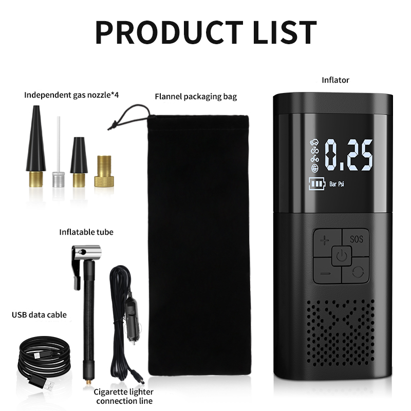 Wireless Tire Inflator for Cars