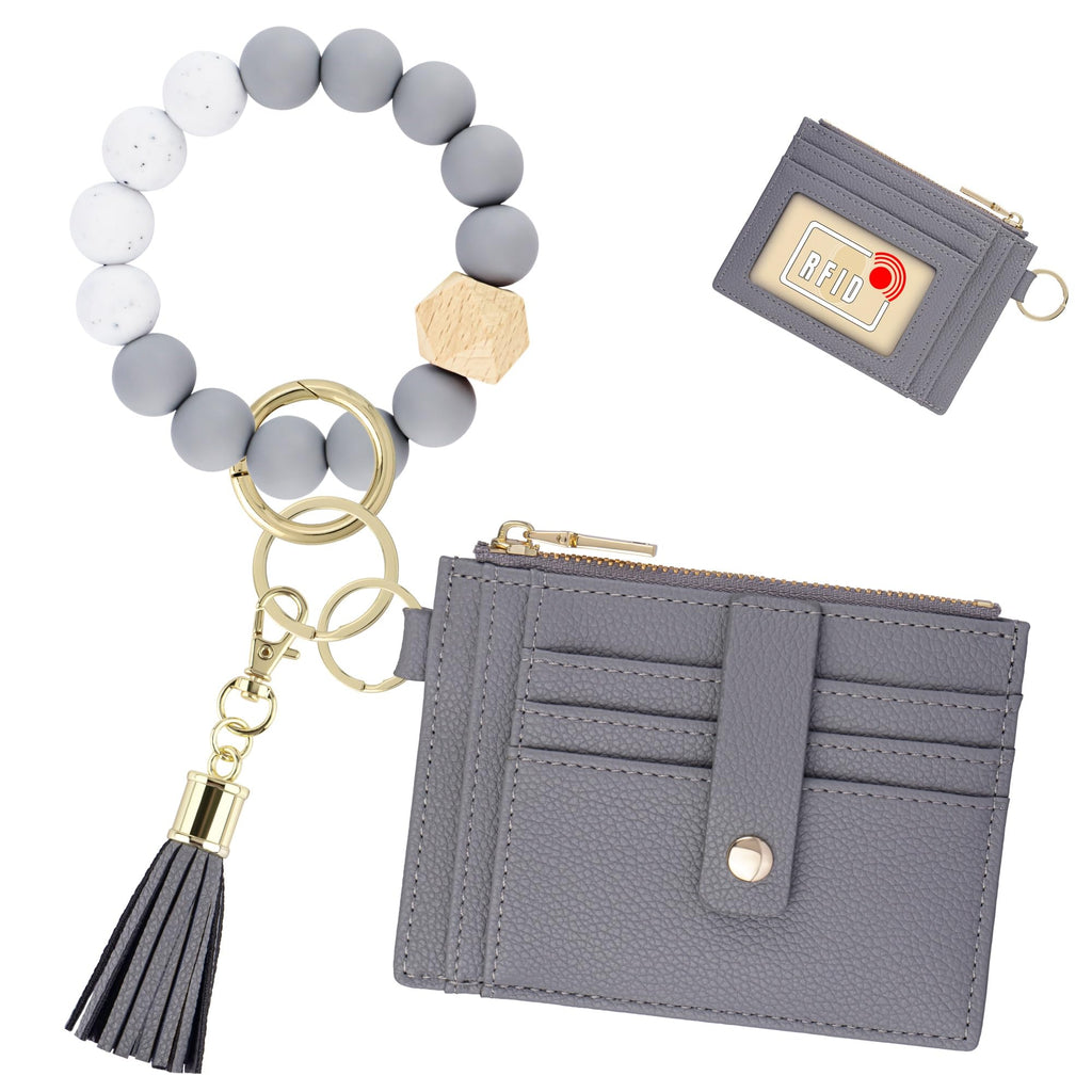 RFID Wristlet Keychain Wallet