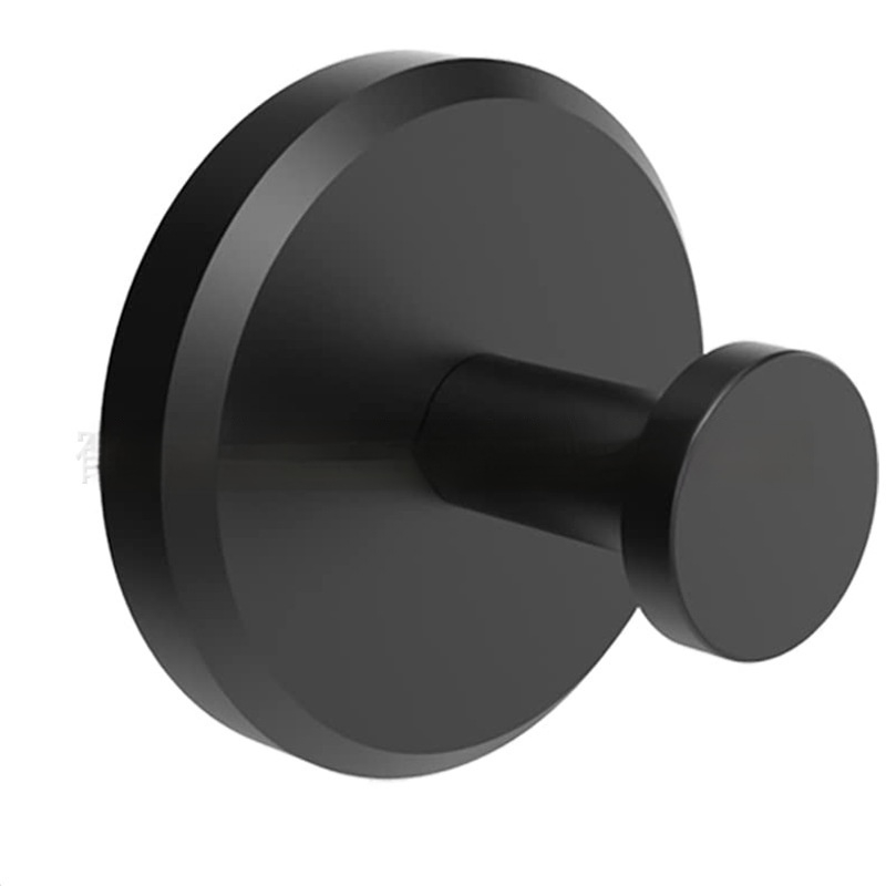 No-Drill Wall Hook — Matte Black