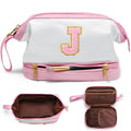 Personalized Dual-Layer Makeup Organizer Bag