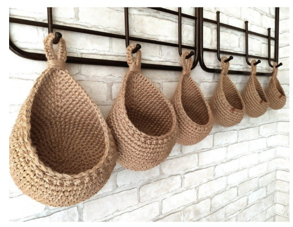 Hanging Wall Fruit & Vegetable Baskets