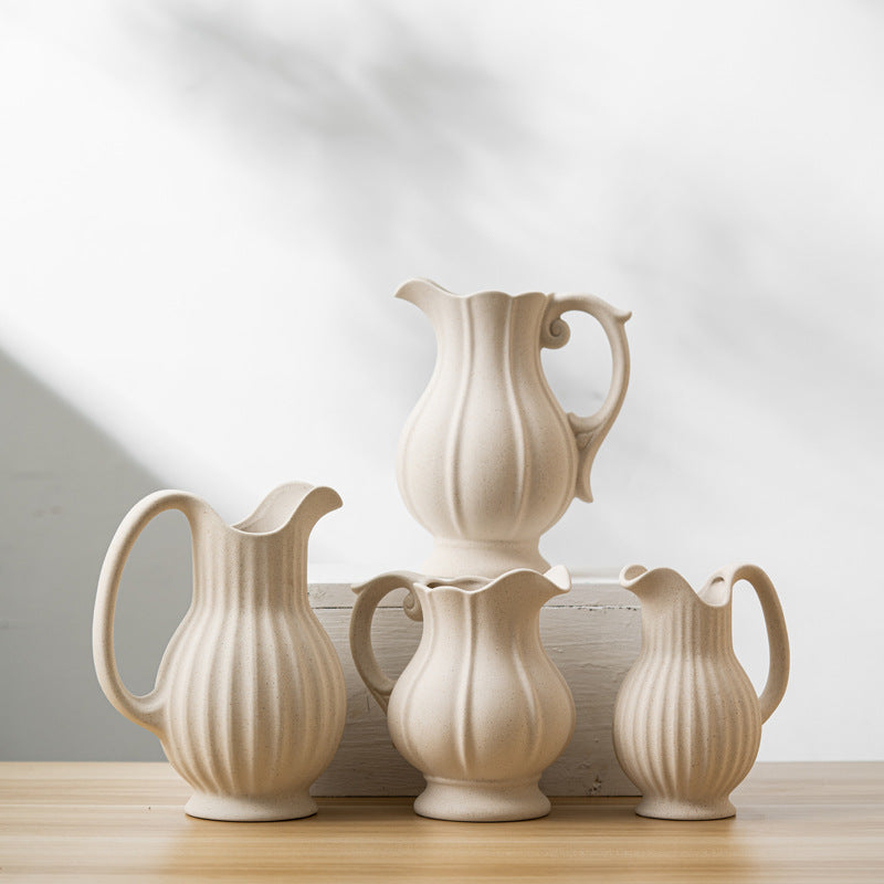 Elegant Ceramic Watering Vase for Flowers and Decor