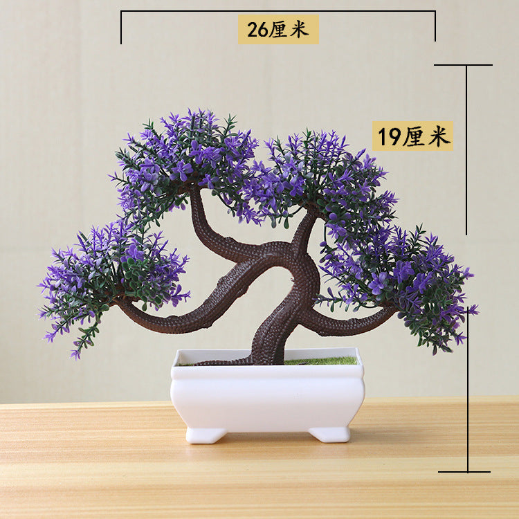 Artificial Bonsai Potted Plant — Desk Decor