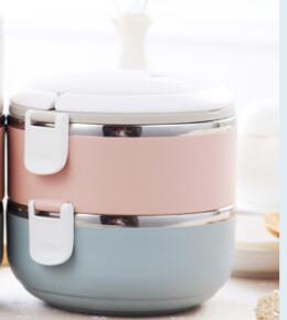 Japanese-Style Stainless Steel Insulated Lunch Box