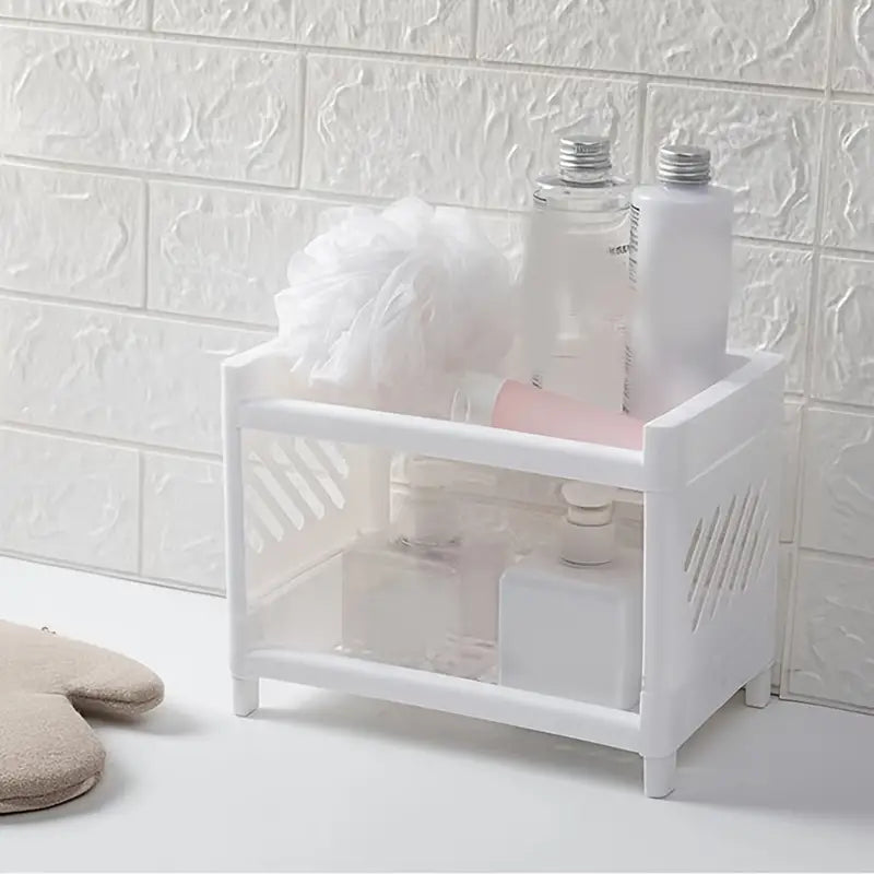 Sleek Dual-Layer Desk Organizer