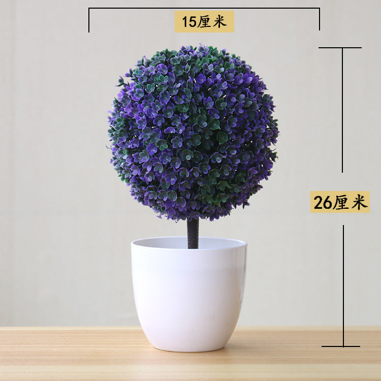 Artificial Bonsai Potted Plant — Desk Decor