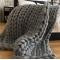 Chunky Merino Wool Throw Blanket — Decorative