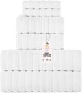 Luxury Turkish Cotton Towel Set — 6 Piece, White