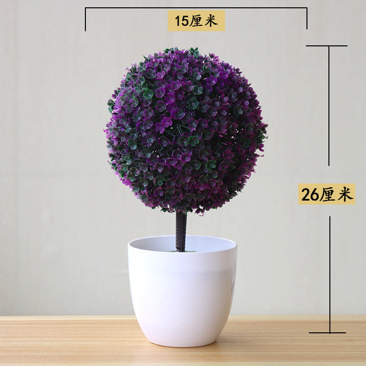 Artificial Bonsai Potted Plant — Desk Decor