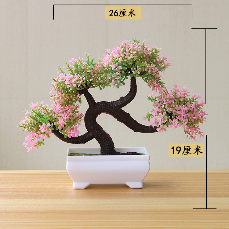 Artificial Bonsai Potted Plant — Desk Decor