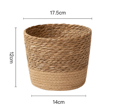 Vintage Handmade Wicker Flower Vase