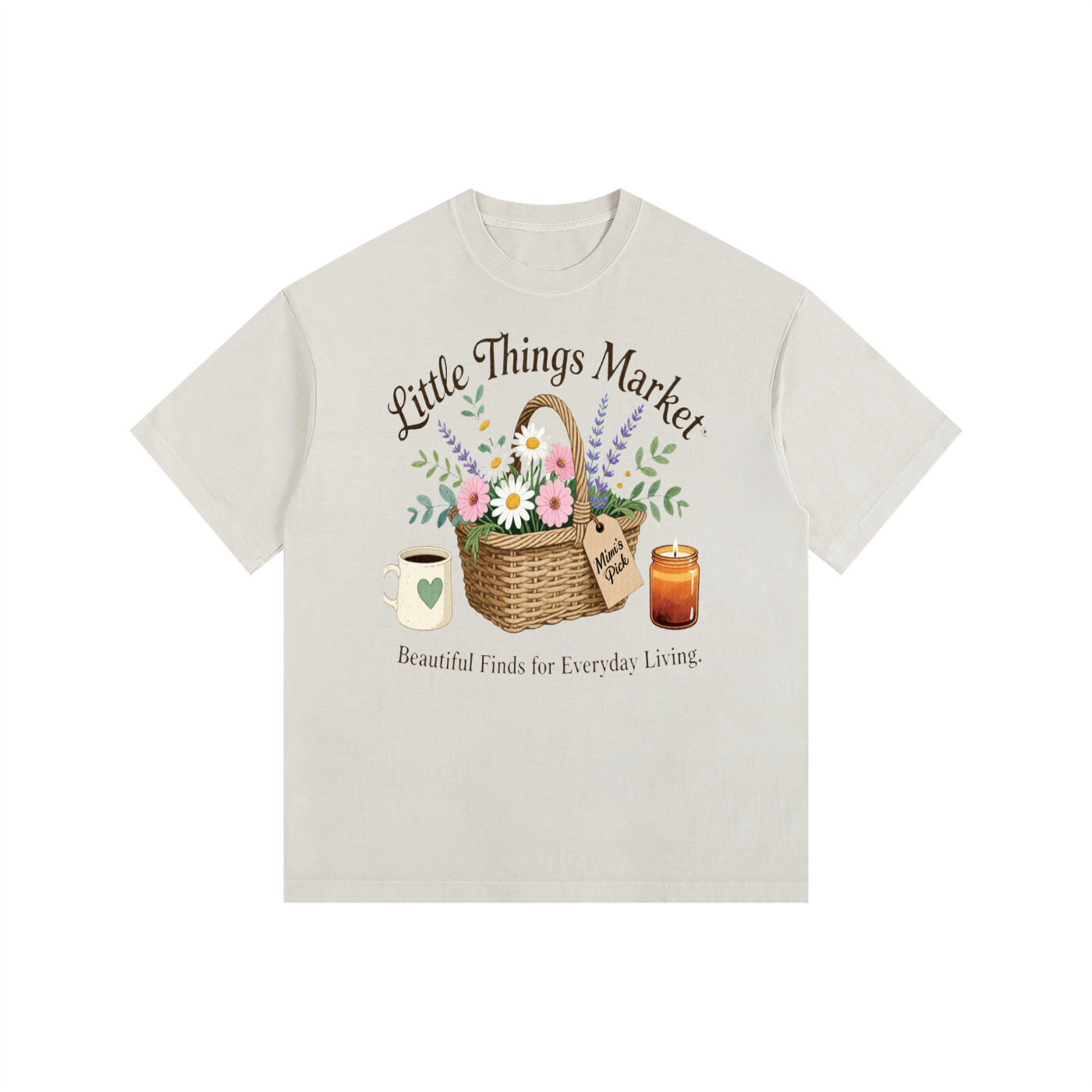 LittleThingsMarket,LittleThingsMarketOriginals,BoutiqueTee,VintageWashedTee,OversizedTee,Cottagecore,FarmhouseStyle,CozyLiving,FloralTee,Wildflower,CoffeeLover,HomeDecorLover,FarmersMarket,GiftforHer,EverydayStyle,NeutralAesthetic,CottageStyle,SpringFashion,CozyOutfit,BoutiqueClothing