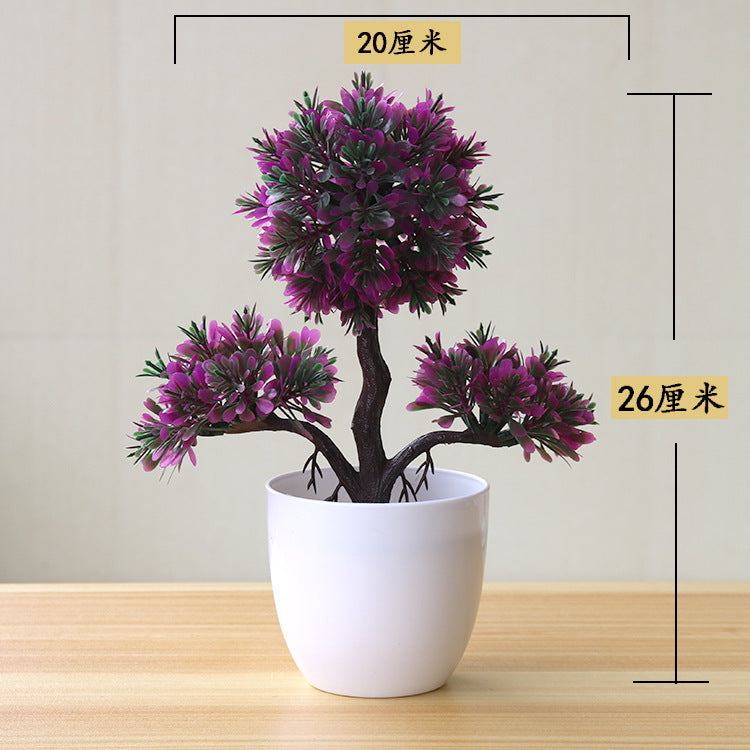 Artificial Bonsai Potted Plant — Desk Decor