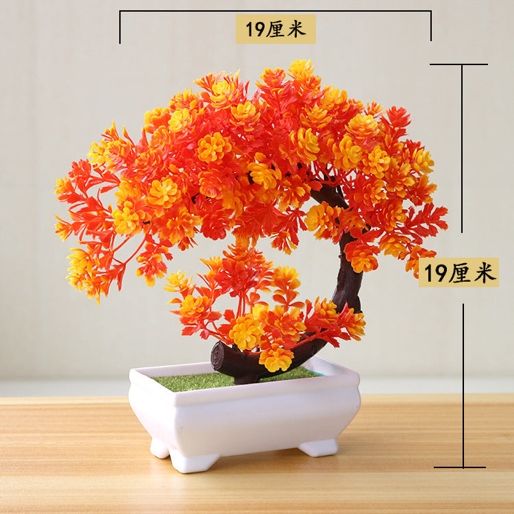 Artificial Bonsai Potted Plant — Desk Decor