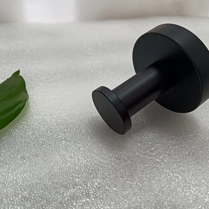 No-Drill Wall Hook — Matte Black