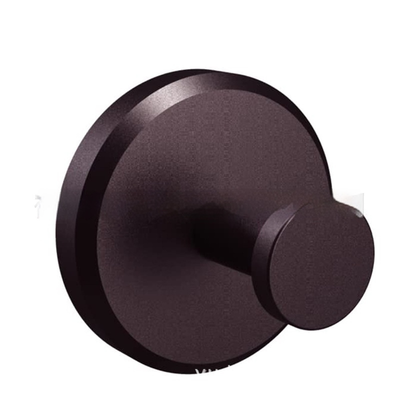No-Drill Wall Hook — Matte Black