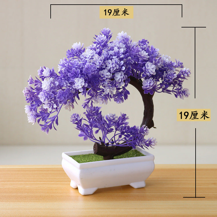 Artificial Bonsai Potted Plant — Desk Decor