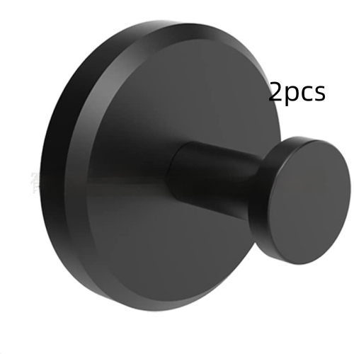 No-Drill Wall Hook — Matte Black