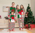 Family Christmas Pajamas — Red Stripe Matching Set