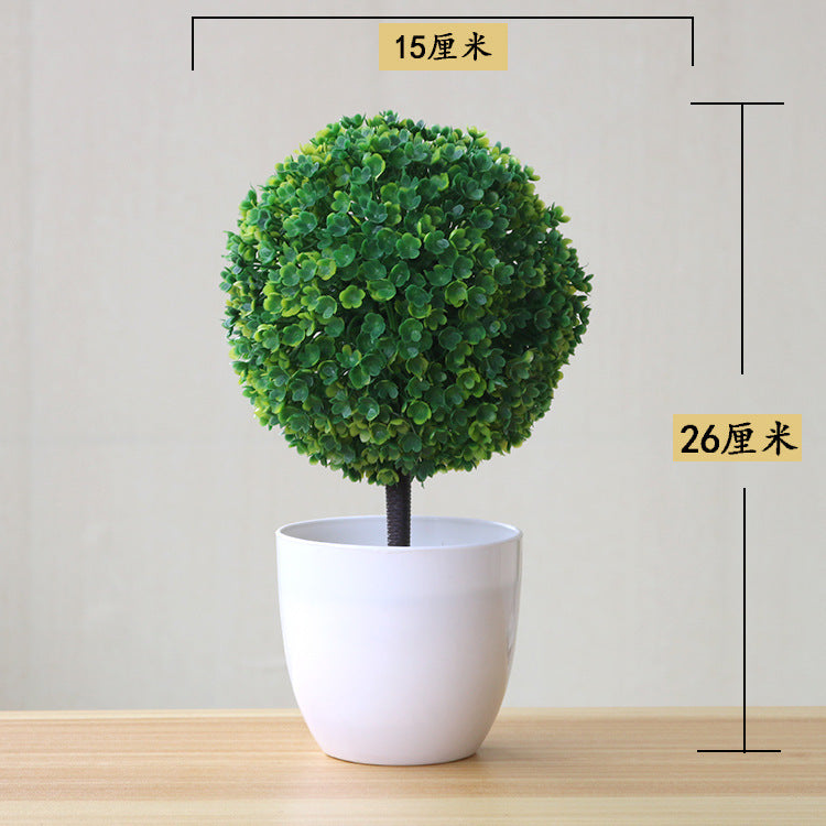 Artificial Bonsai Potted Plant — Desk Decor