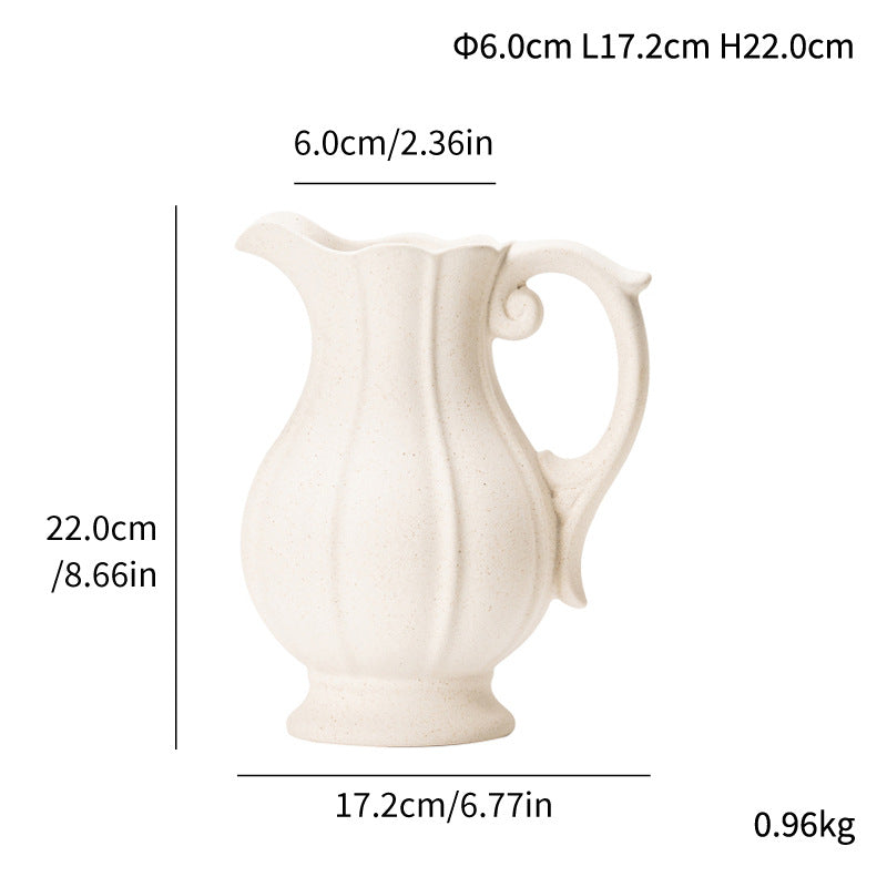 Elegant Ceramic Watering Vase for Flowers and Decor