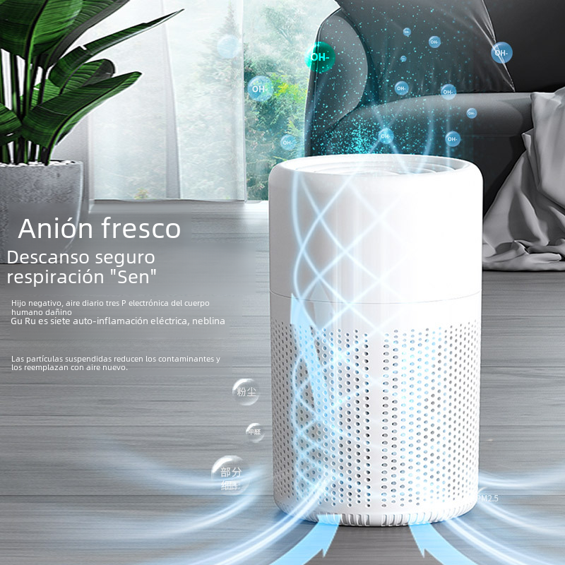 Desktop Air Purifier with Negative Ion Technology