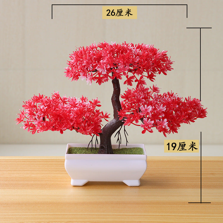 Artificial Bonsai Potted Plant — Desk Decor