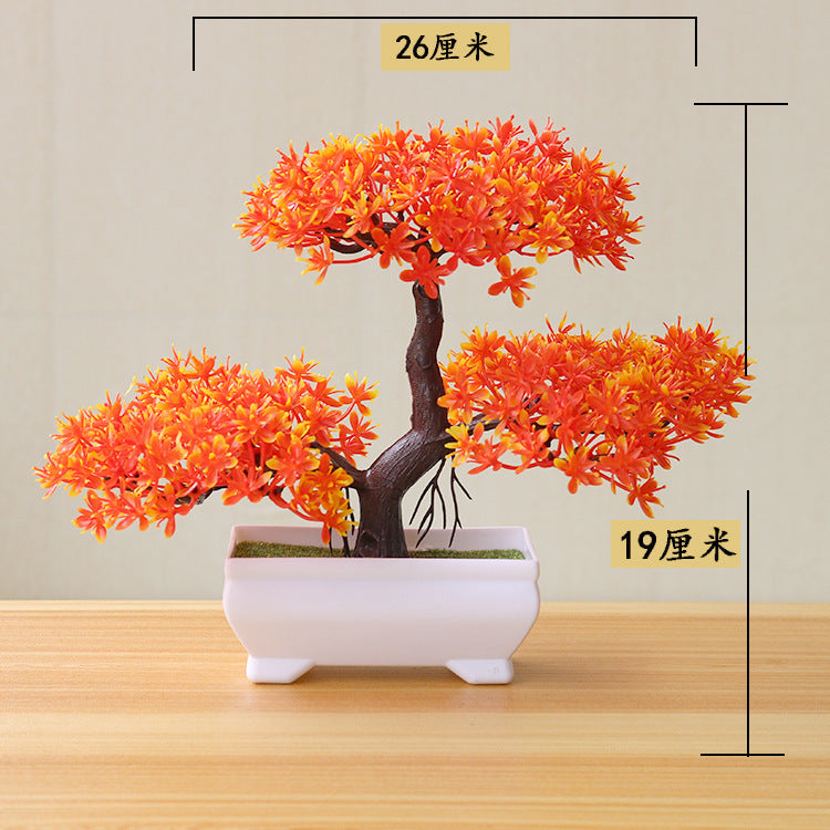 Artificial Bonsai Potted Plant — Desk Decor