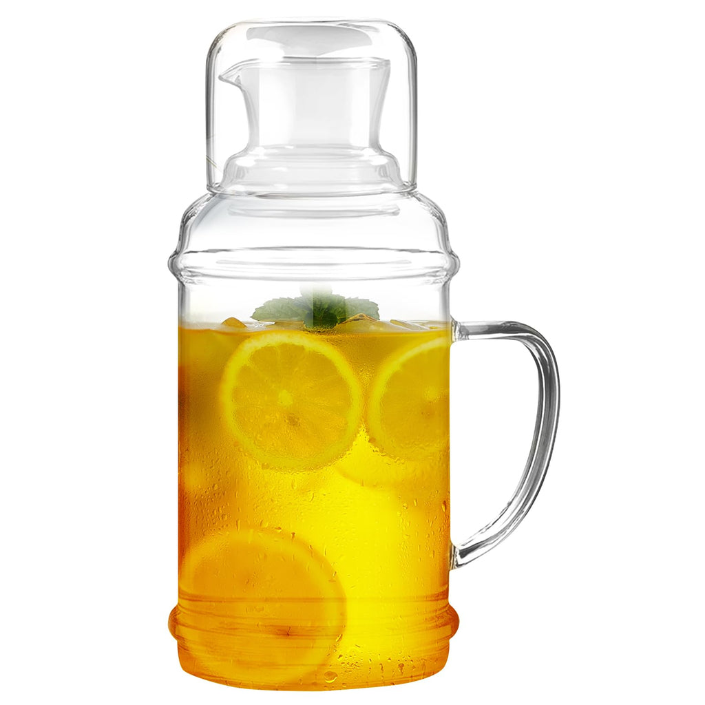 Borosilicate Glass Pitcher with Lid — 37oz / 1100ml