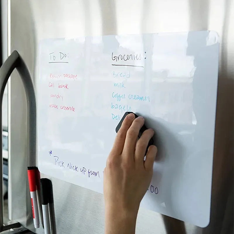 Rewritable Magnetic Soft Whiteboard
