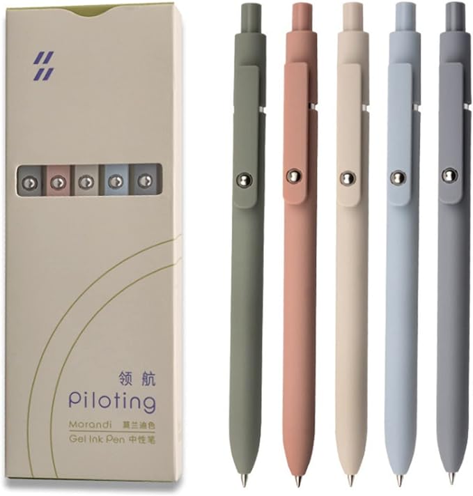 SmoothWrite Black Gel Pens — 5 Pack, 0.5mm
