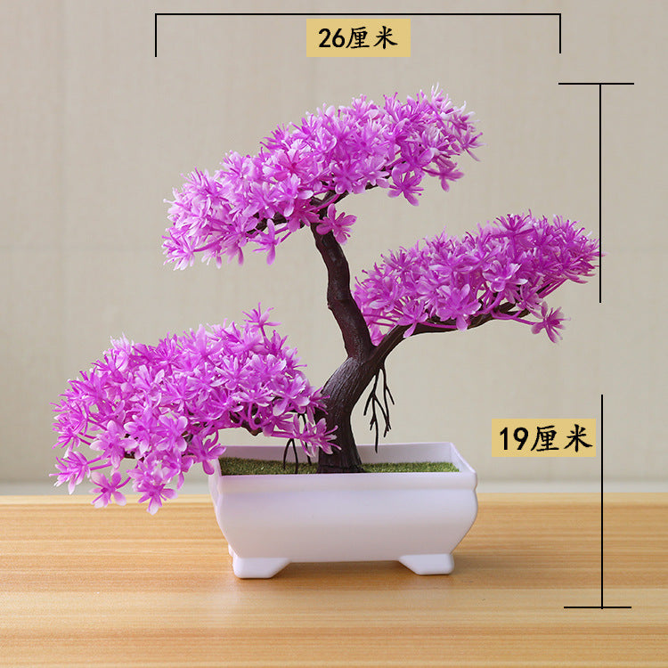 Artificial Bonsai Potted Plant — Desk Decor