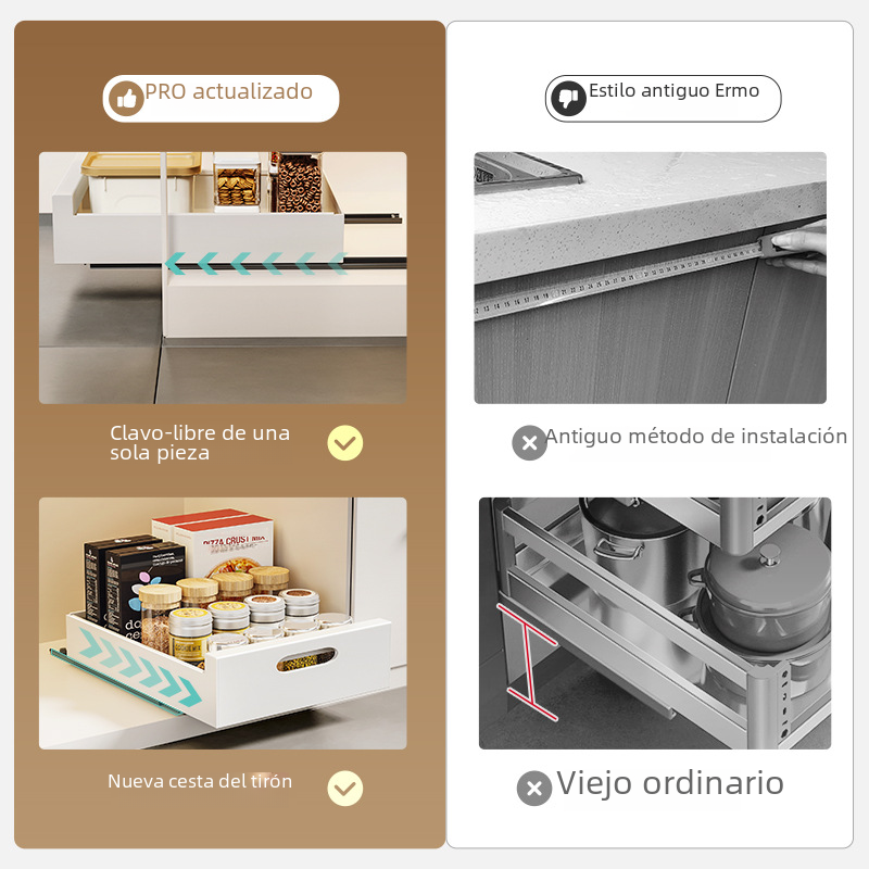 Sliding Kitchen Drawer Caddy
