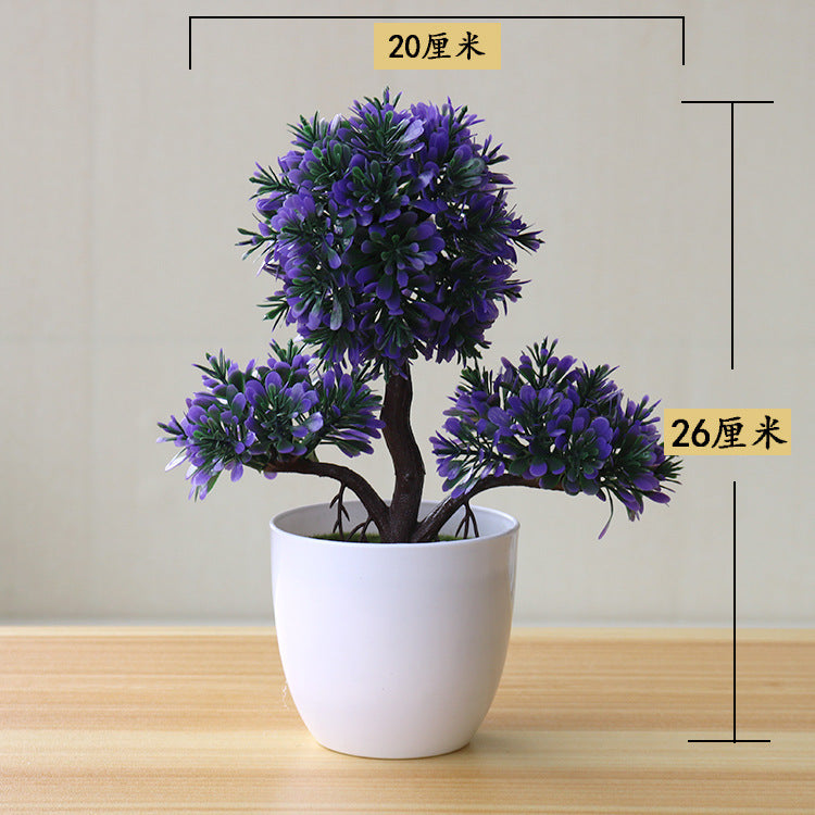 Artificial Bonsai Potted Plant — Desk Decor