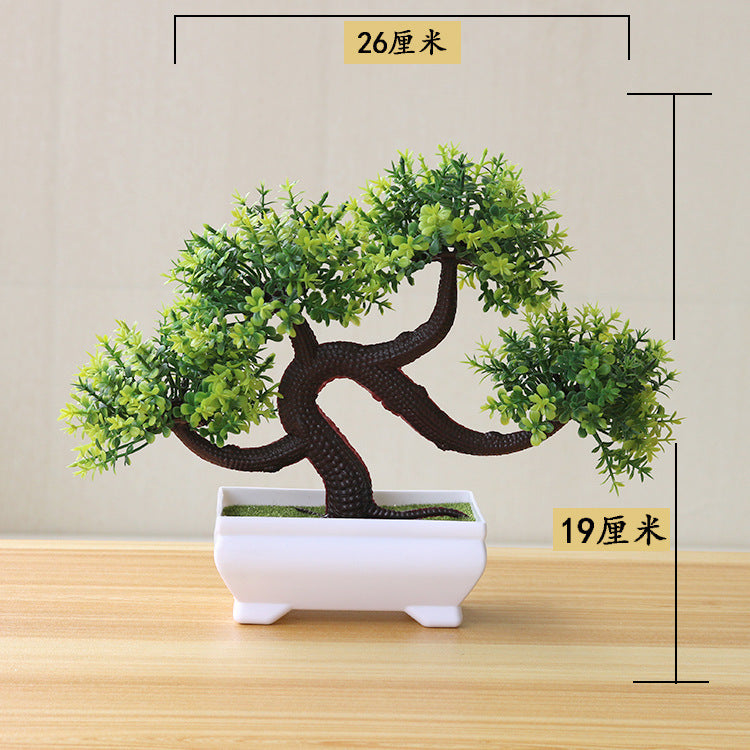 Artificial Bonsai Potted Plant — Desk Decor