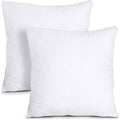 White Throw Pillow Inserts — 2 Pack, 18x18