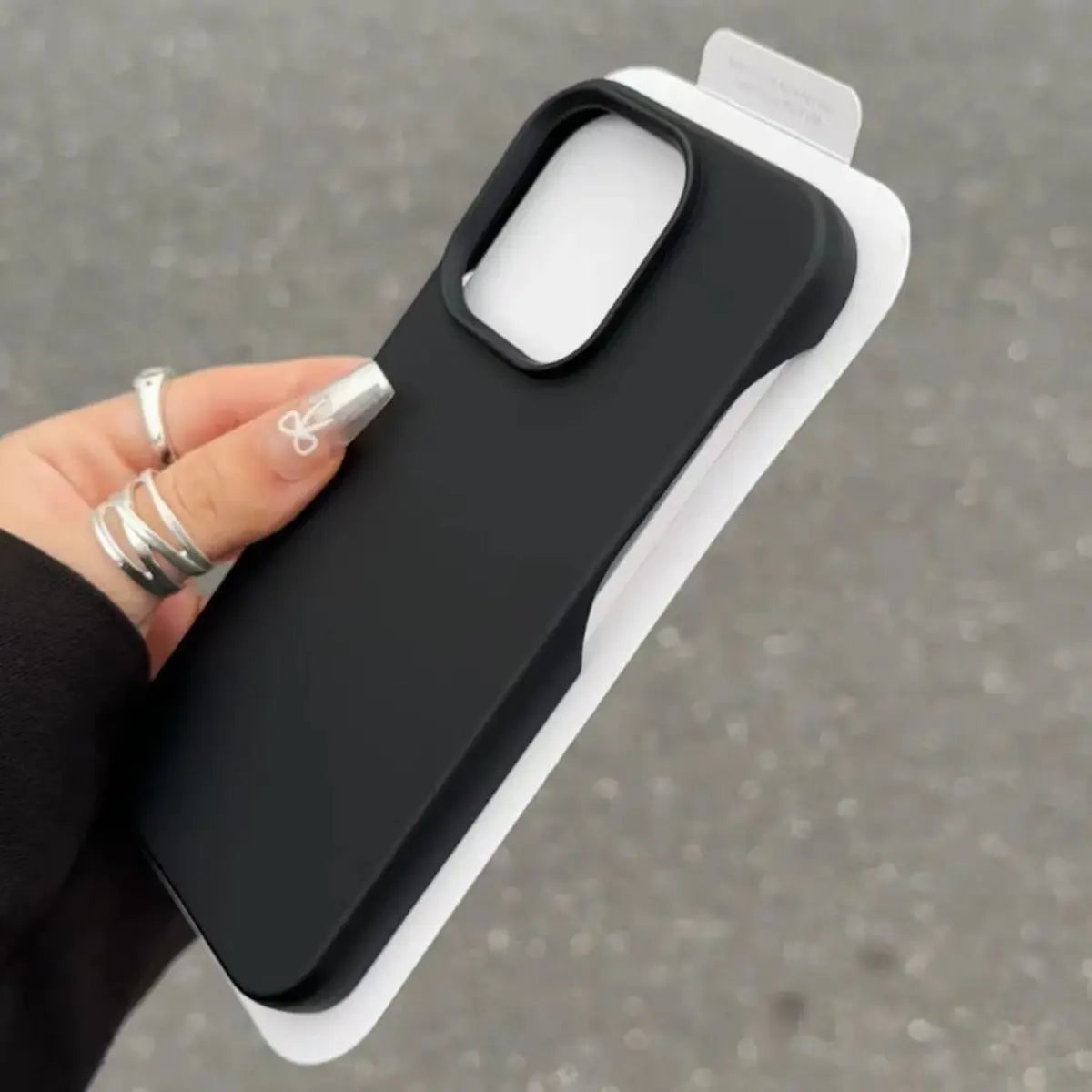 Half-Pack Frosted Silicone iPhone Case