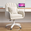 Mid-Back Swivel Office Chair with Armrests