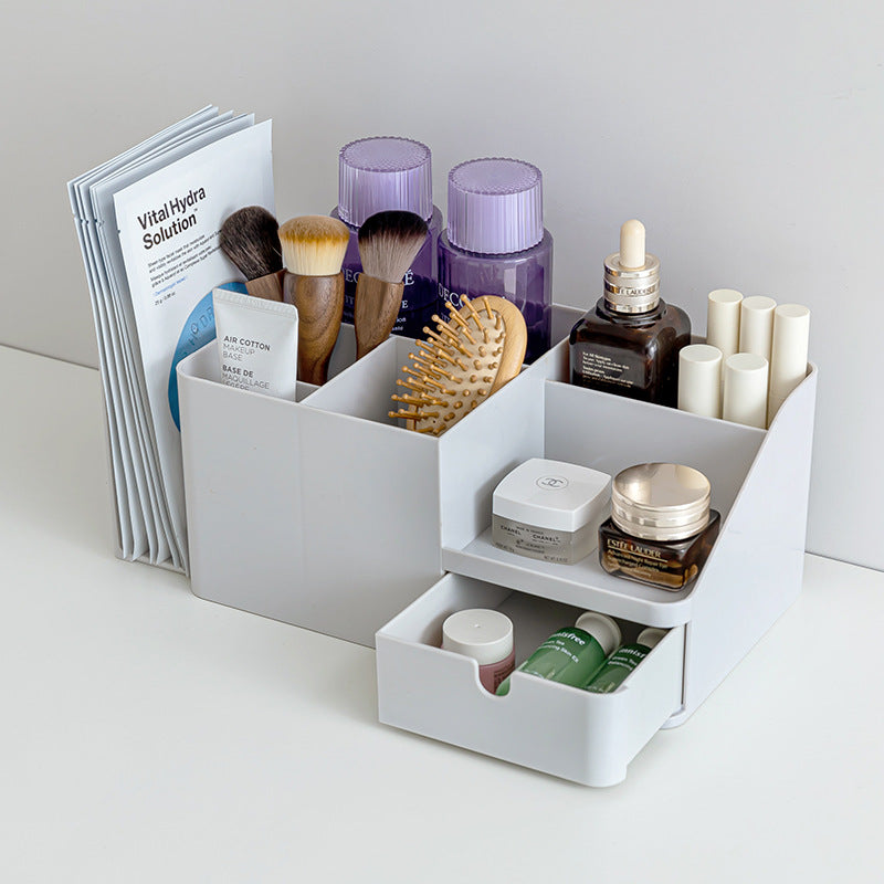 Compact Desk Caddy with Drawer for Office Supplies