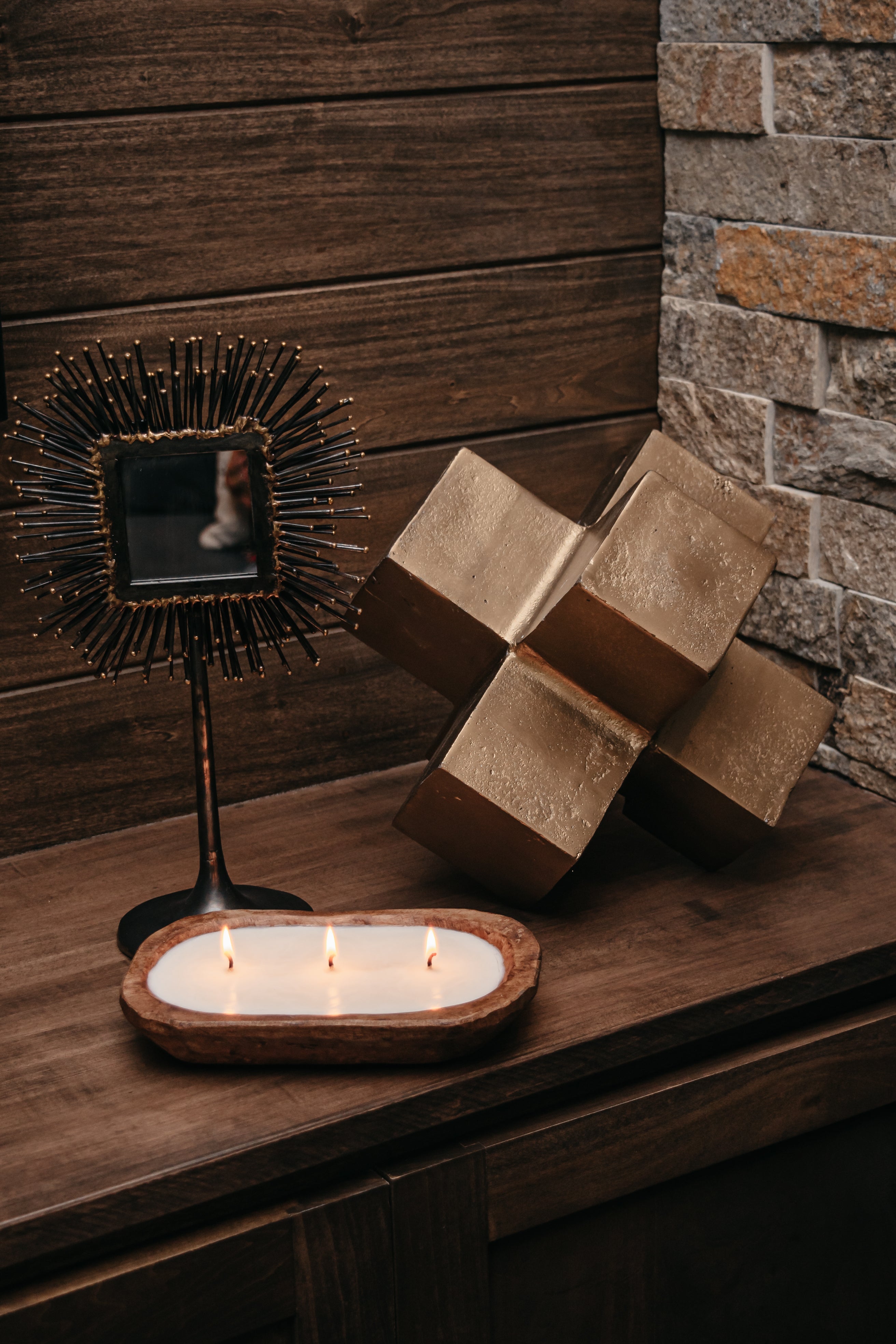 3-Wick Farmhouse Dough Bowl Candle